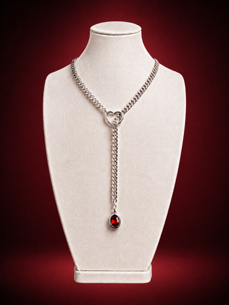 Solitair Slip Chain Necklace