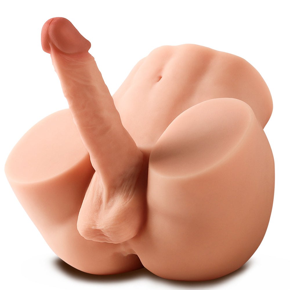 10.1lb 2-in-1 Torso, 360-Degree Dildo - Male Sex Doll
