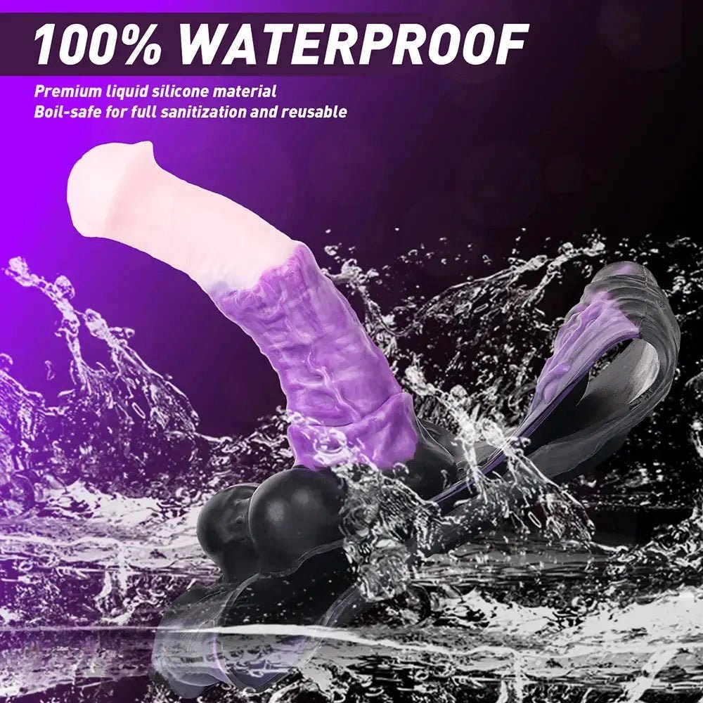 10.35in Hollow Strap-On Dildo Harness - Realistic Dildo Design