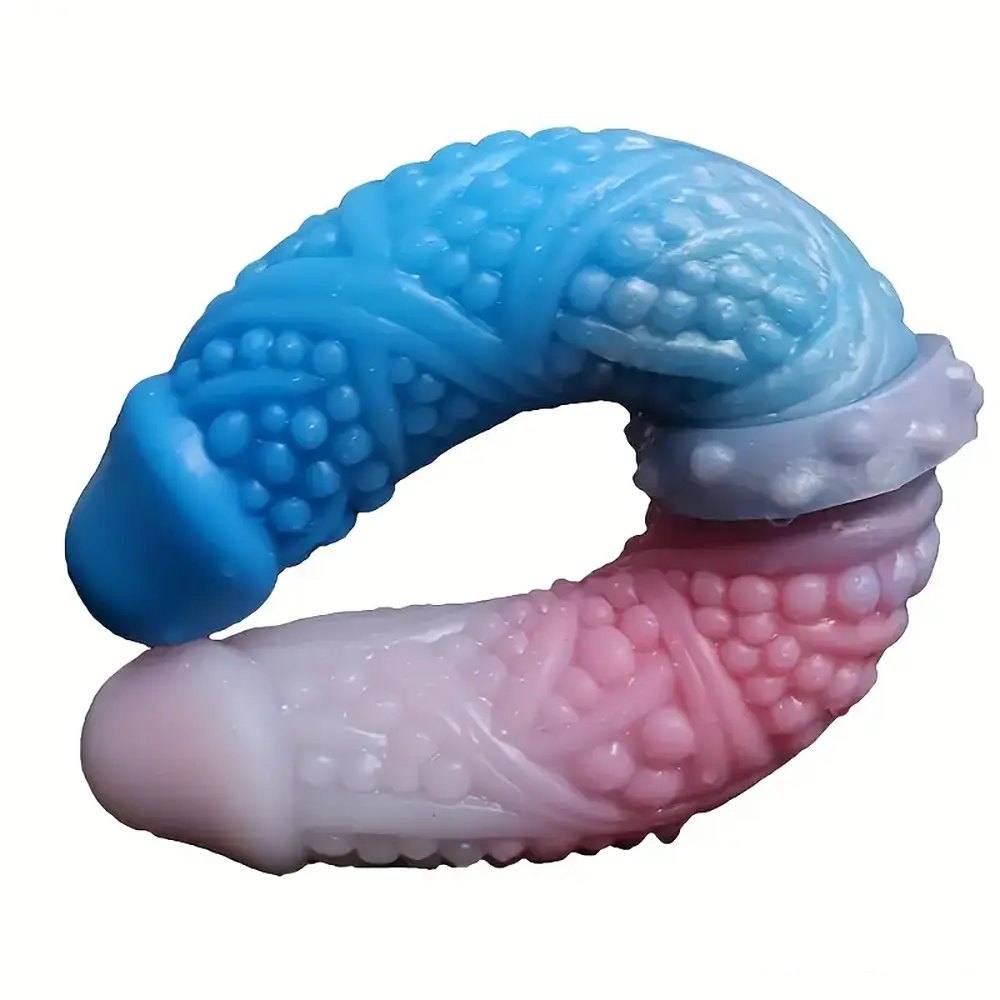 10.62in Dual-Head Textured Dildo - Double-Ended Dildo