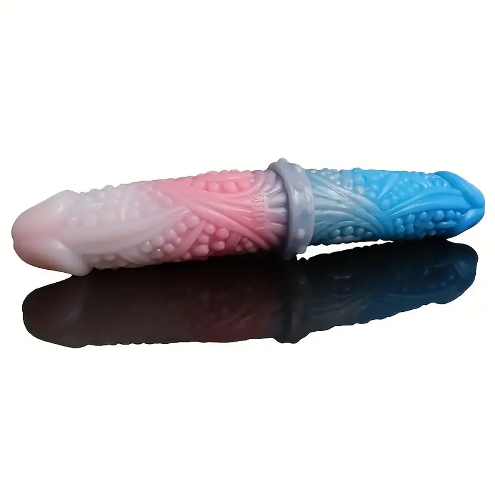 10.62in Dual-Head Textured Dildo - Double-Ended Dildo