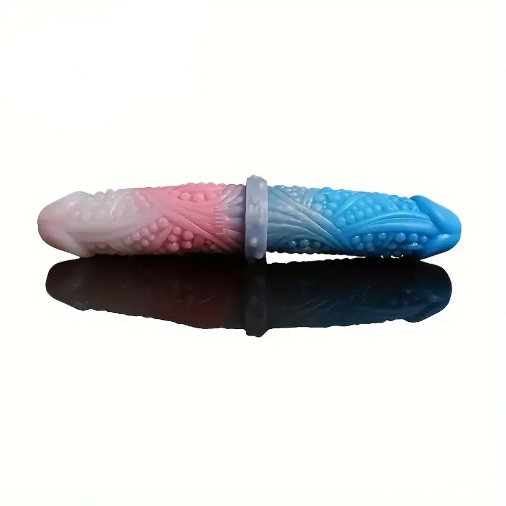 10.62in Dual-Head Textured Dildo - Double-Ended Dildo