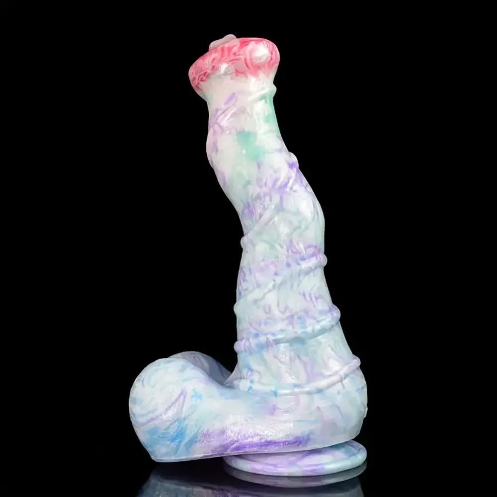 10.8in Knotted Base Fantasy Dildo - Silicone Knot Dildo