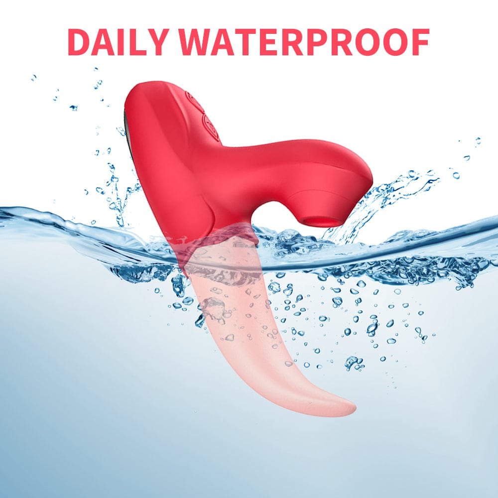 10-Mode Tongue Licking Vibrator - Clitoral Stimulator Toy