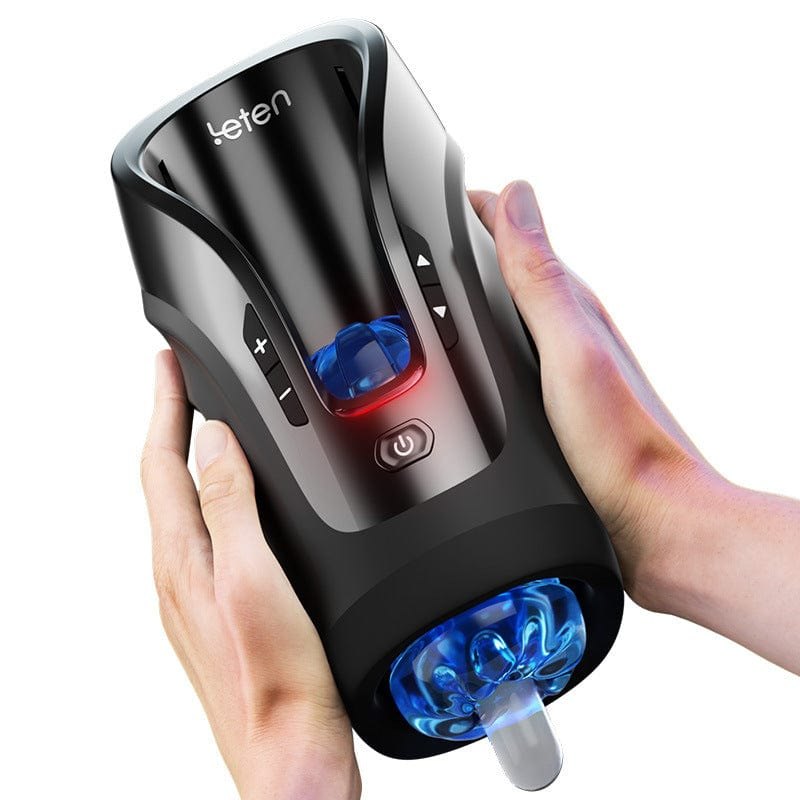 10-Speed Telescopic Male Stroker - Thrusting Masturbator