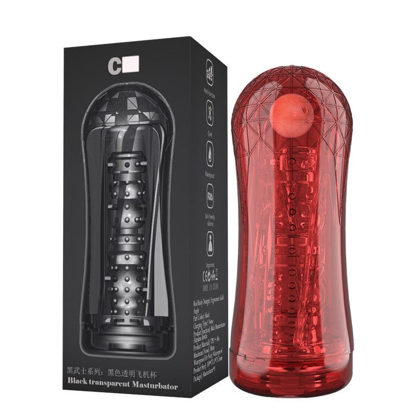 10-Stage Vibrating Masturbation Cup - Male Stroker Toy