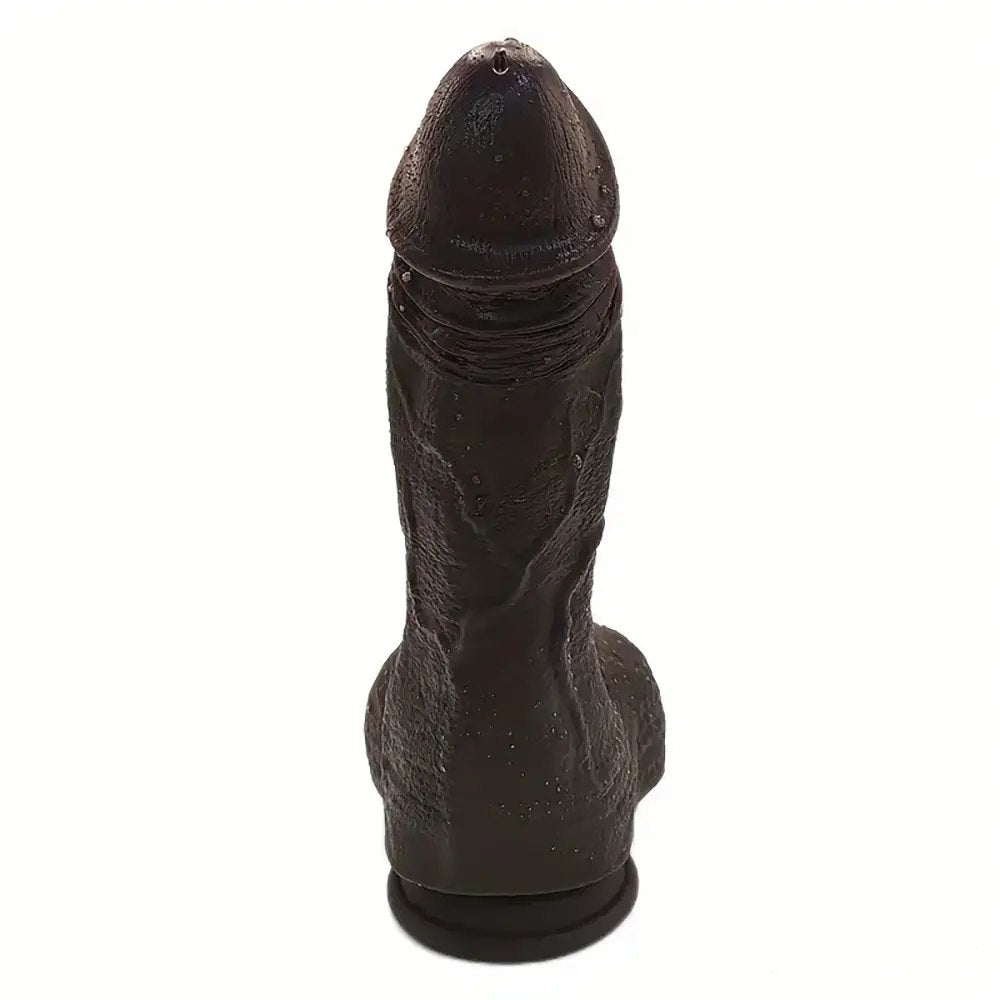 10.04in Curved Thick G-Spot Dildo - Suction Cup Dildo
