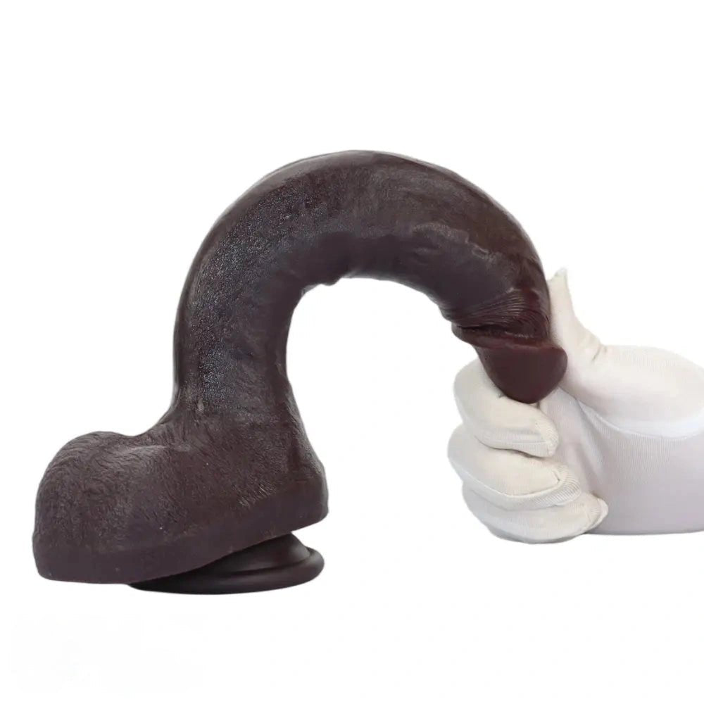10.56in Coffee Realistic Dildo - Suction Cup Dildo