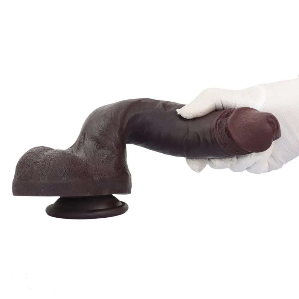 10.56in Coffee Realistic Dildo - Suction Cup Dildo
