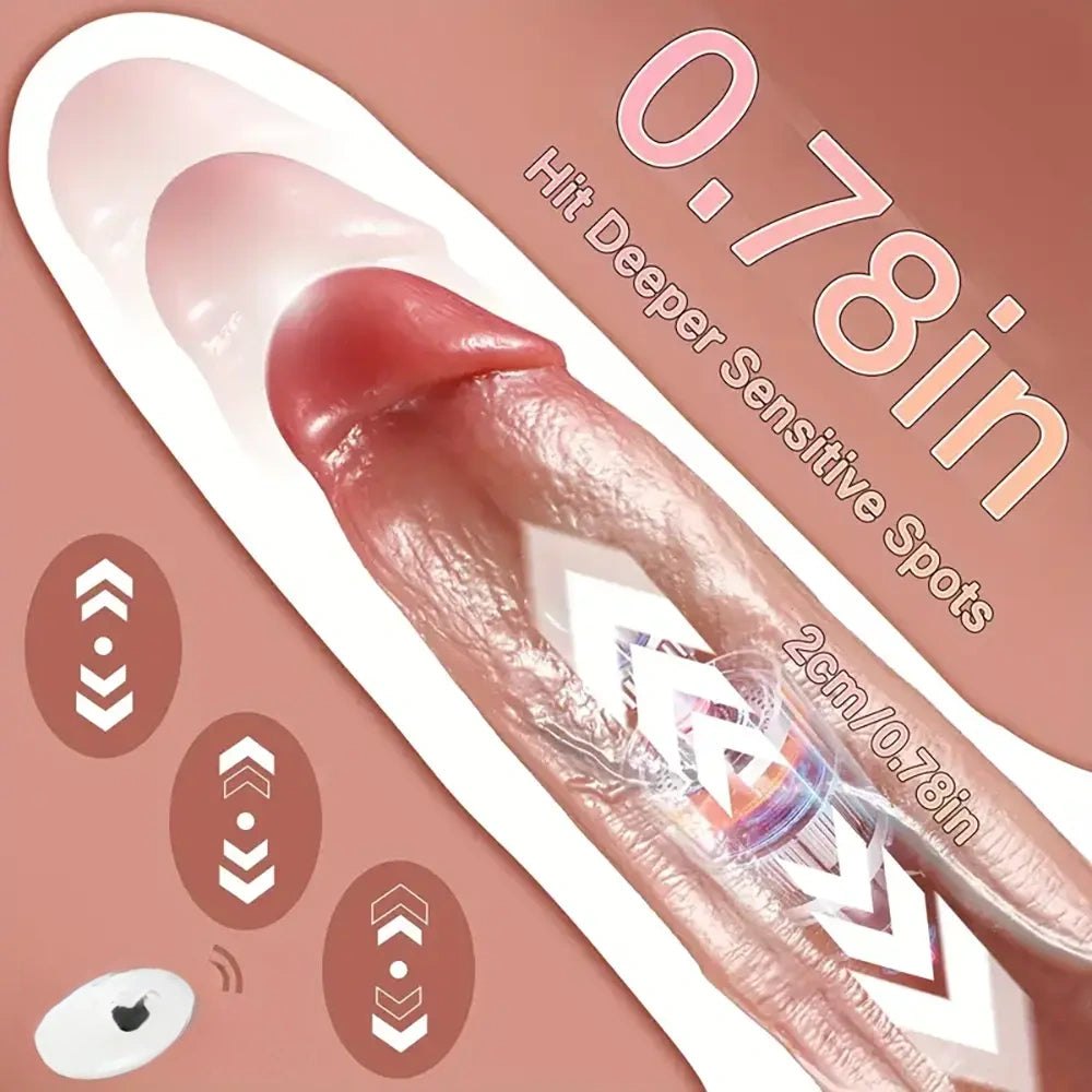 10in Realistic Flesh Suction Dildo - Lifelike Suction Cup Dildo
