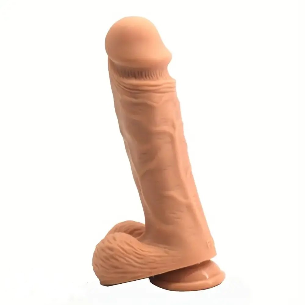 10in Thick Silicone Strap-On Dildo - Harness Compatible Dildo
