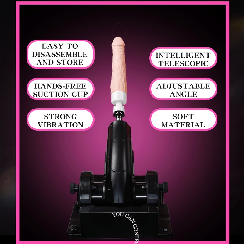 12-Frequency Sex Machine - Thrusting Machine with Chair