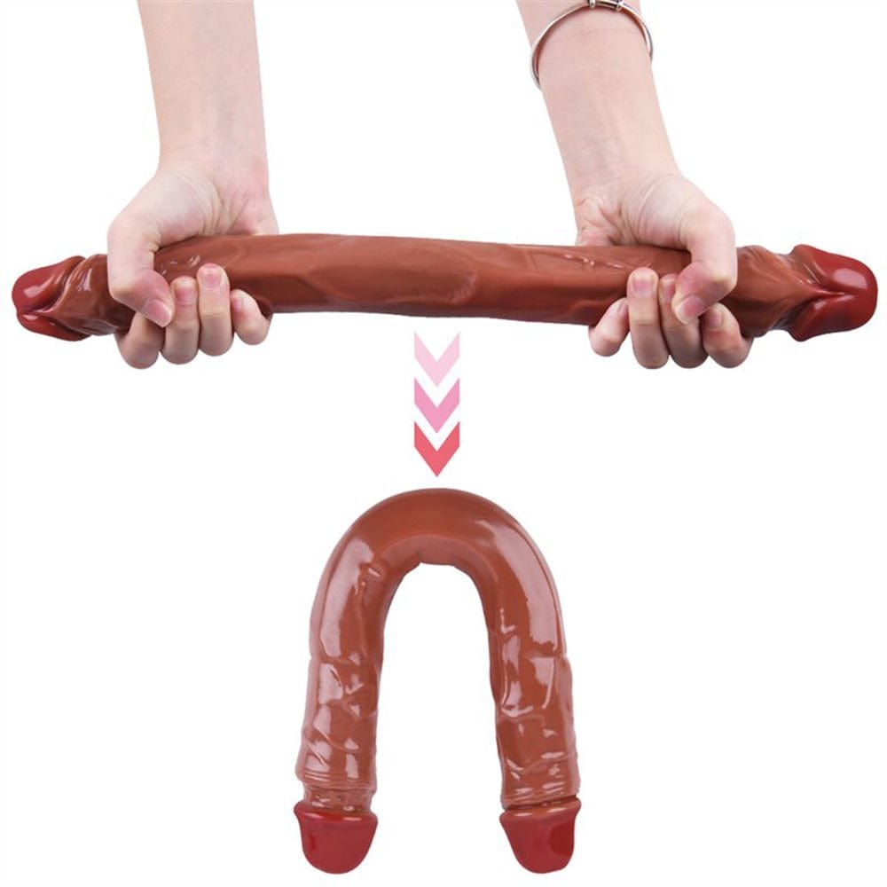 15.55in Double-Ended Silicone Dildo - Big Double Dildo
