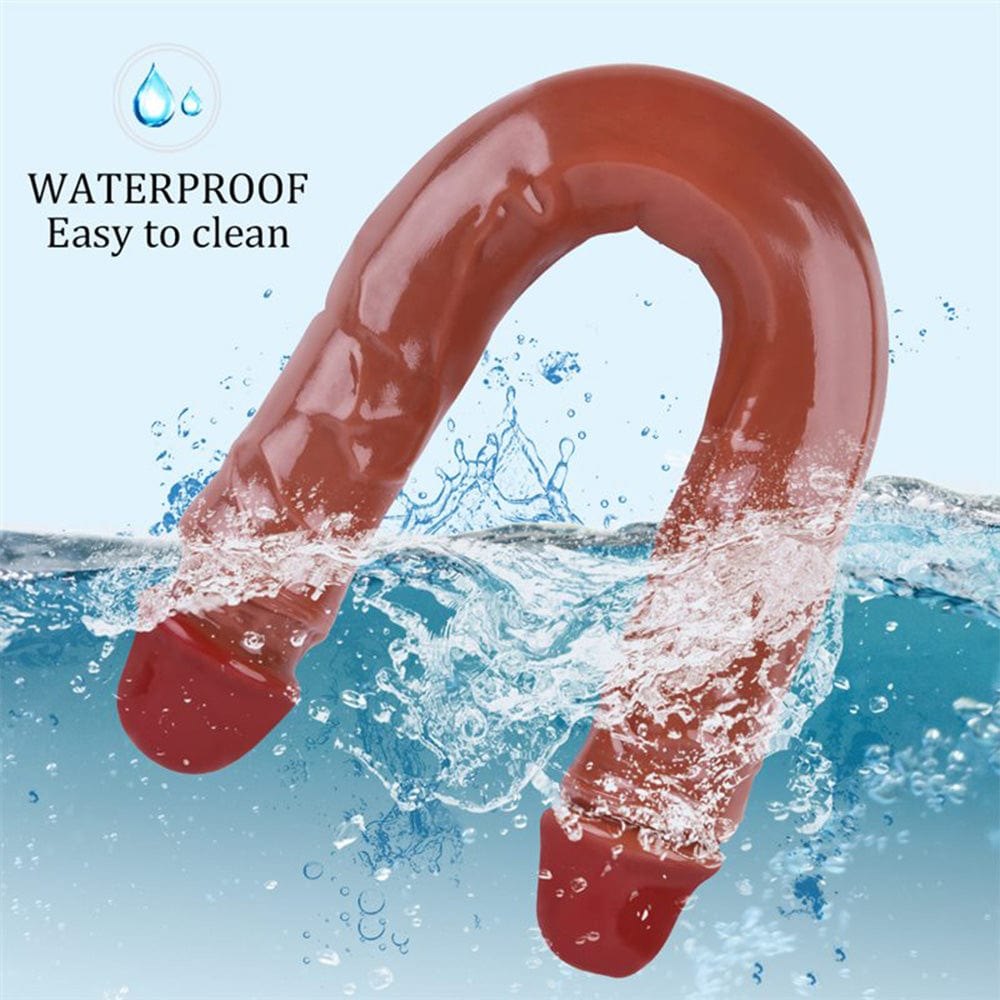 15.55in Double-Ended Silicone Dildo - Big Double Dildo