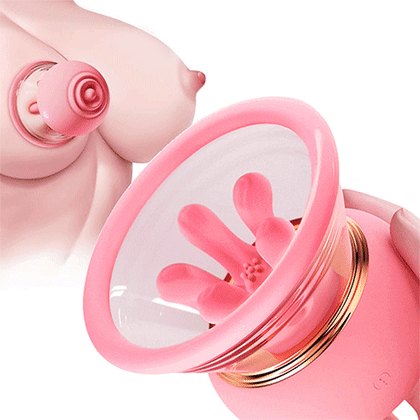 2-in-1 Kneading Suction Nipple Clamps - Nipple Suckers