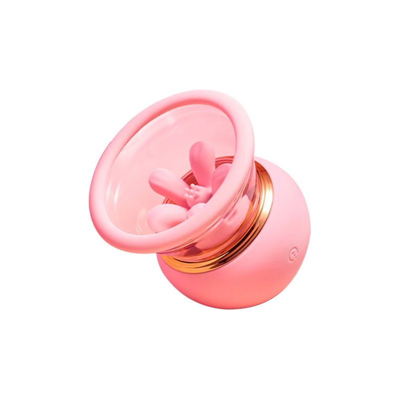 2-in-1 Kneading Suction Nipple Clamps - Nipple Suckers