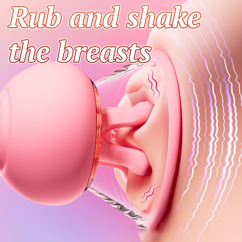 2-in-1 Kneading Suction Nipple Clamps - Nipple Suckers
