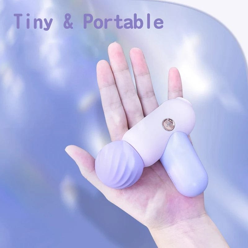 2-in-1 Sucking AV Wand Vibrator - Clit Sucking Wand Toy