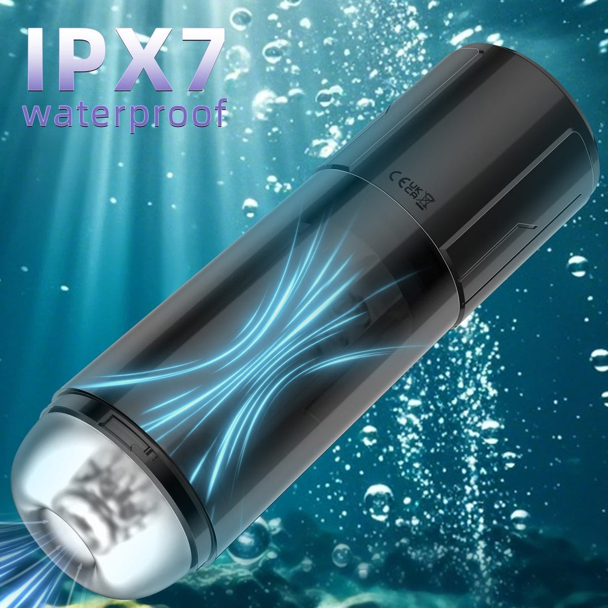 2-in-1 Suction Vibrating Masturbator - Male Masturbator