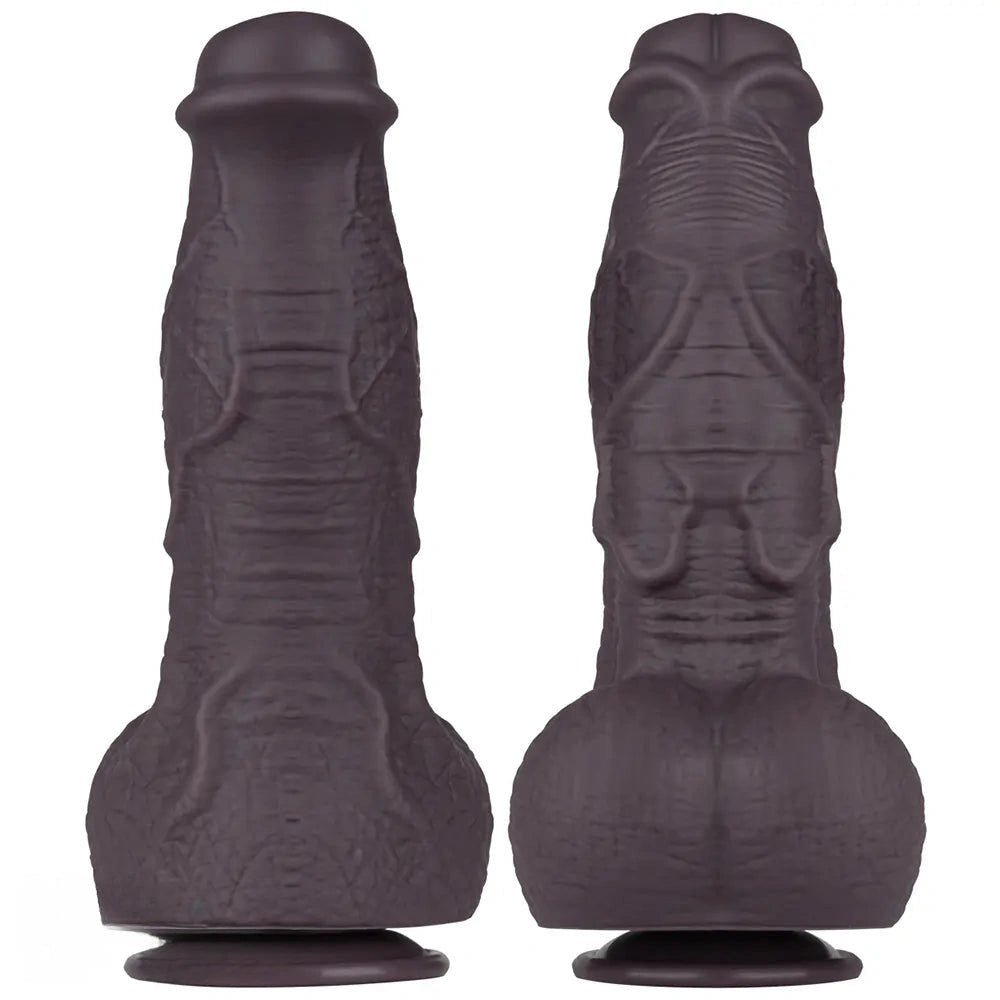 2.75in Thick Coffee Fantasy Dildo - Monster Dildo