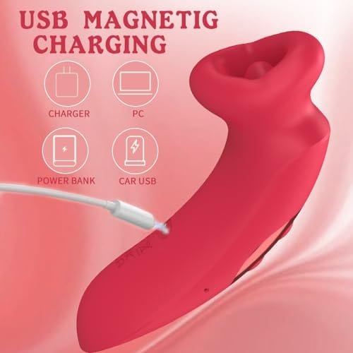 2-in-1 Tongue and Suction Toy - G-Spot Clit Vibrator