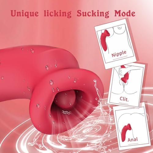 2-in-1 Tongue and Suction Toy - G-Spot Clit Vibrator