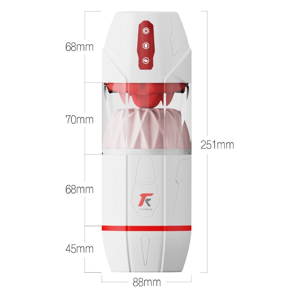 3-in-1 Licking Male Masturbator - Suction Stroker Toy