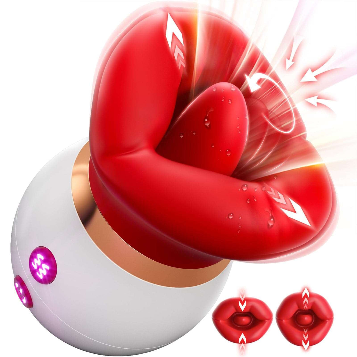 3-in-1 Mouth Shape Suction Vibrator - Clit Suction Toy