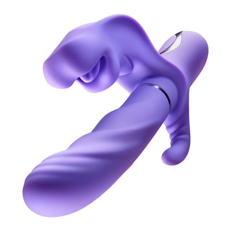 3-in-1 Rose Mouth Vibrator - Clit Sucker G-Spot Toy