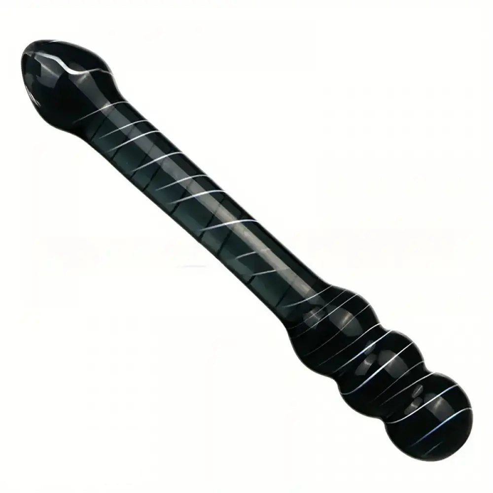 3-Piece Glass Dildo Set - Swirled Glass Dildo Trio