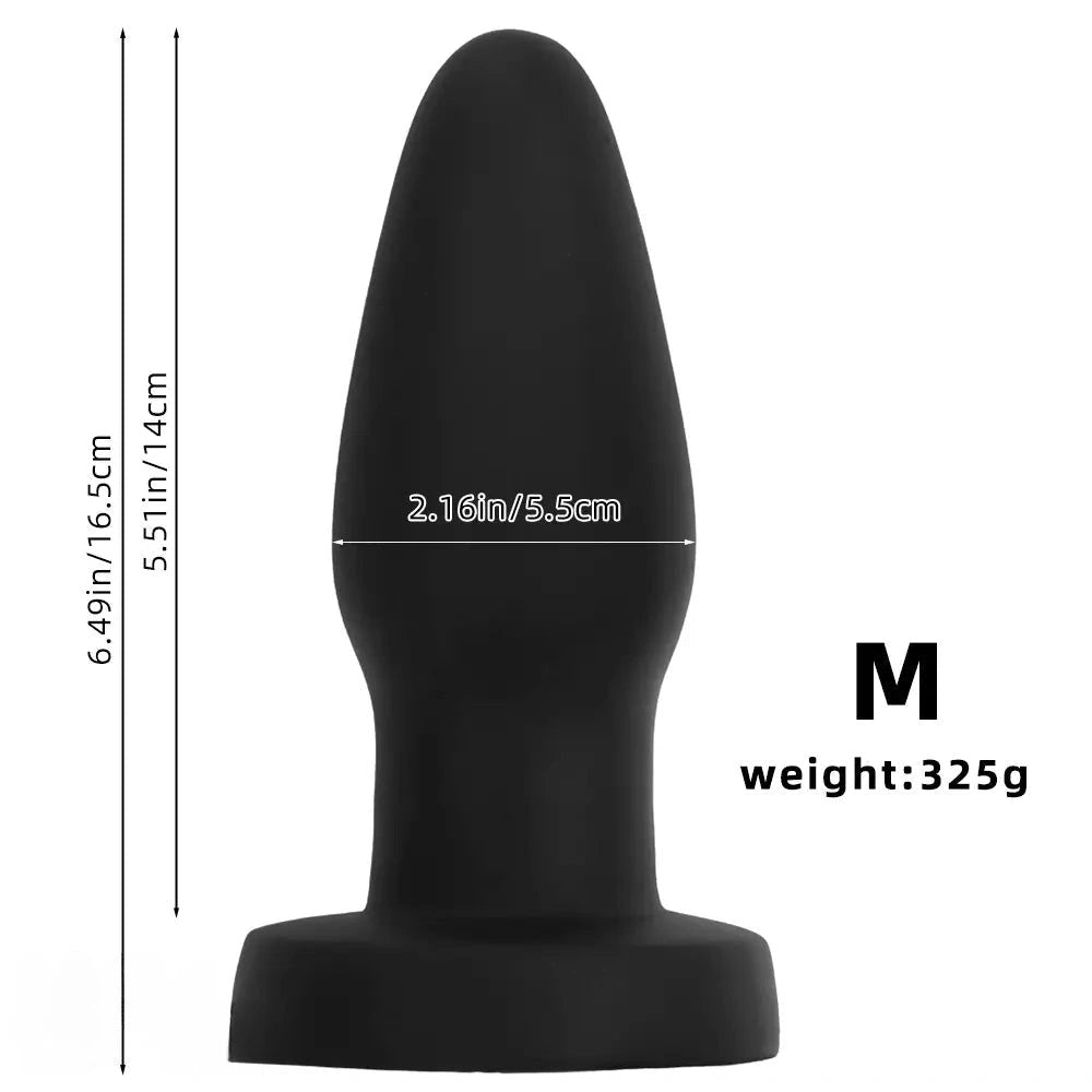 3-Piece Graduated Anal Plug Set - Silicone Butt Plug Kit