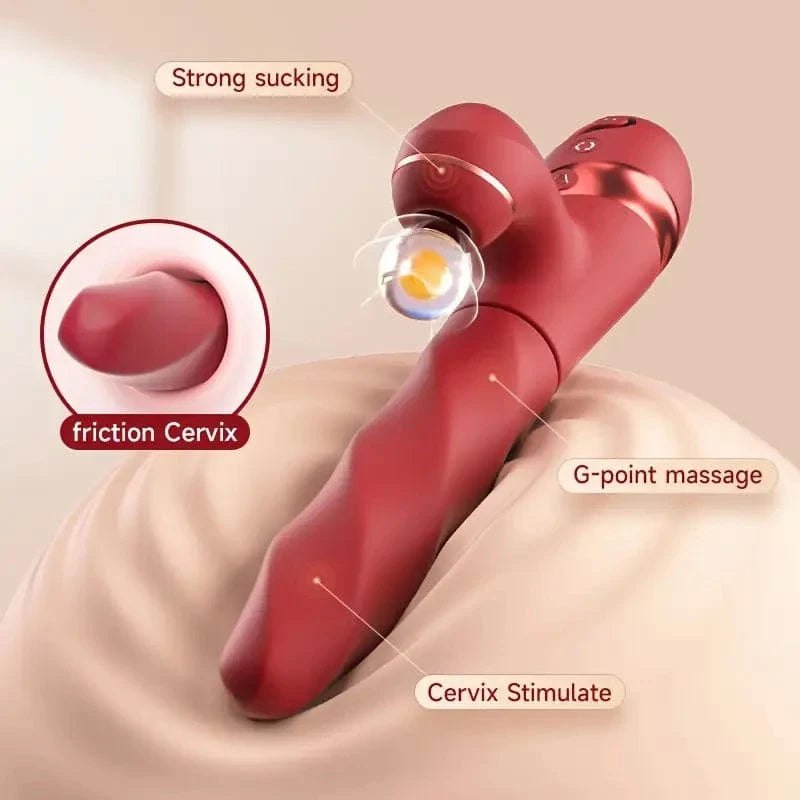 360 Rotation Drill G-Spot Vibrator - Rabbit Vibrator