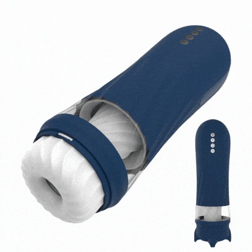 3D Textured Rocket Stroker - Male Masturbator Toy