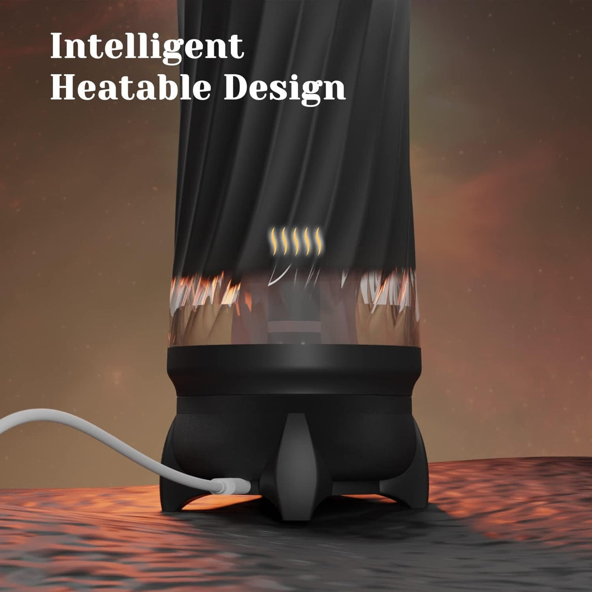 3D Textured Rocket Stroker - Male Masturbator Toy