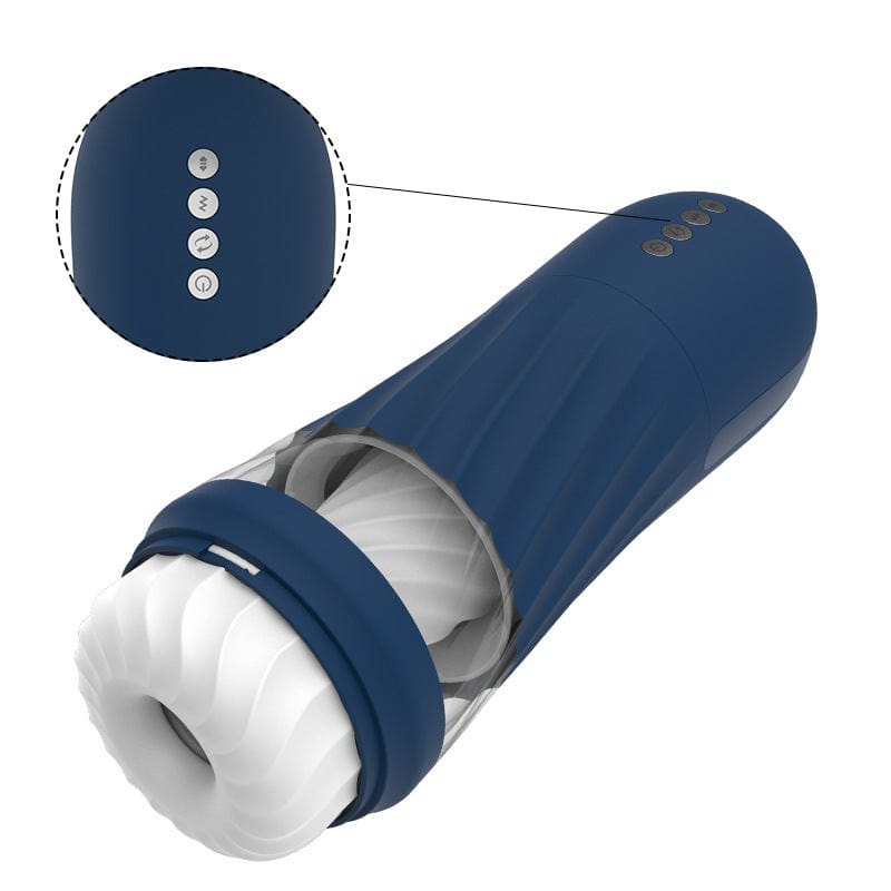 3D Textured Rocket Stroker - Male Masturbator Toy