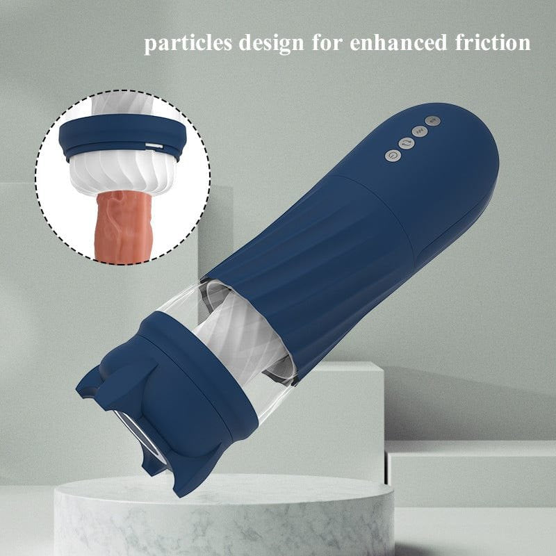3D Textured Rocket Stroker - Male Masturbator Toy