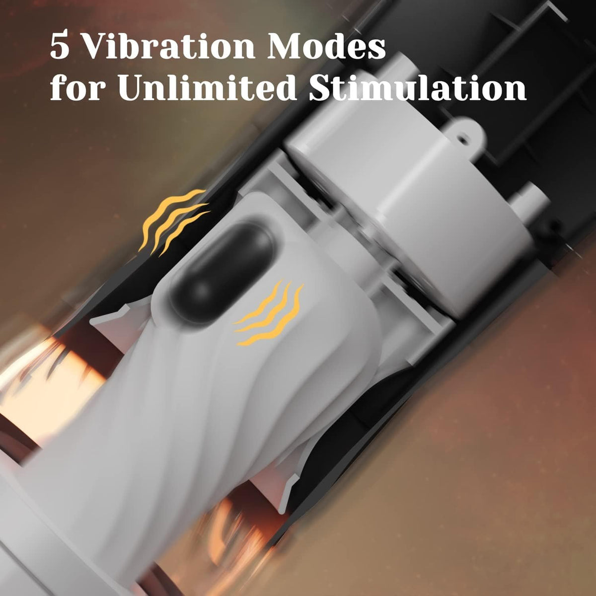 3D Textured Rocket Stroker - Male Masturbator Toy
