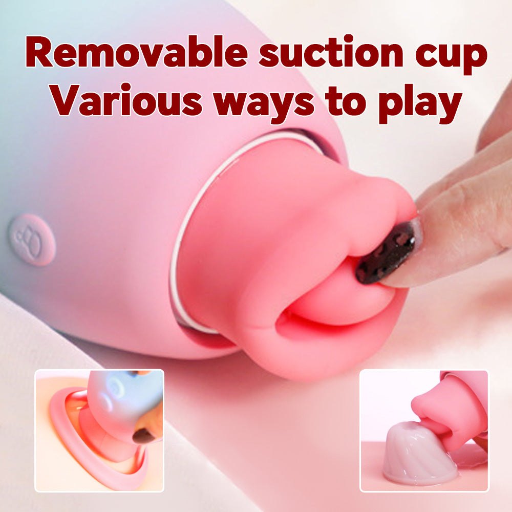 4-in-1 Rose Suction Vibrator - Clitoral Sucker Toy