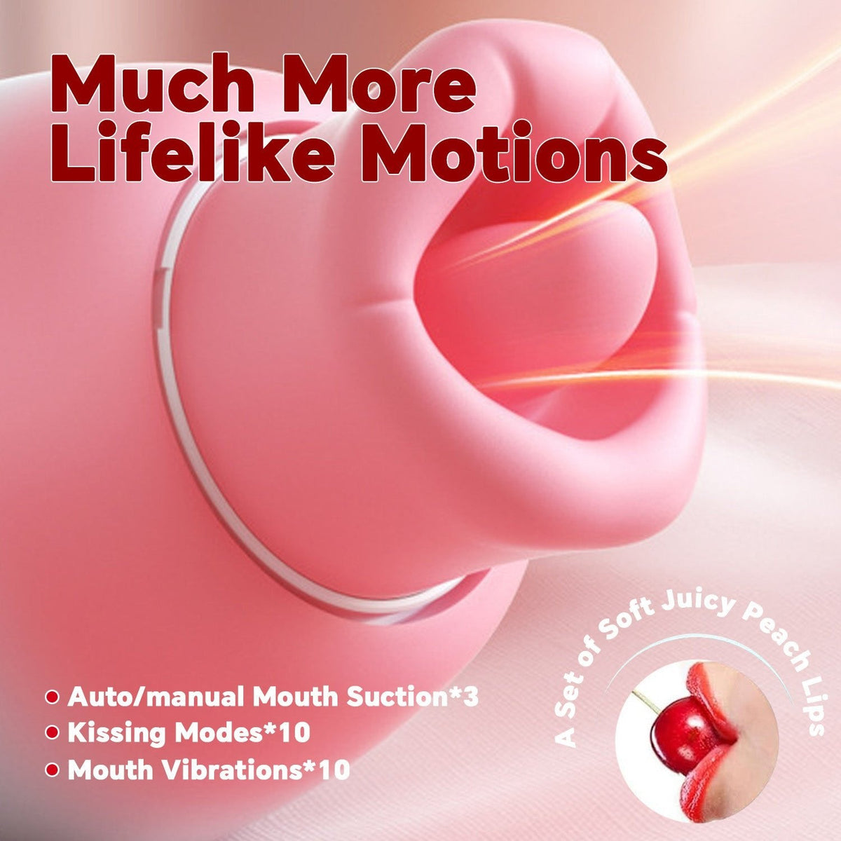 4-in-1 Rose Suction Vibrator - Clitoral Sucker Toy