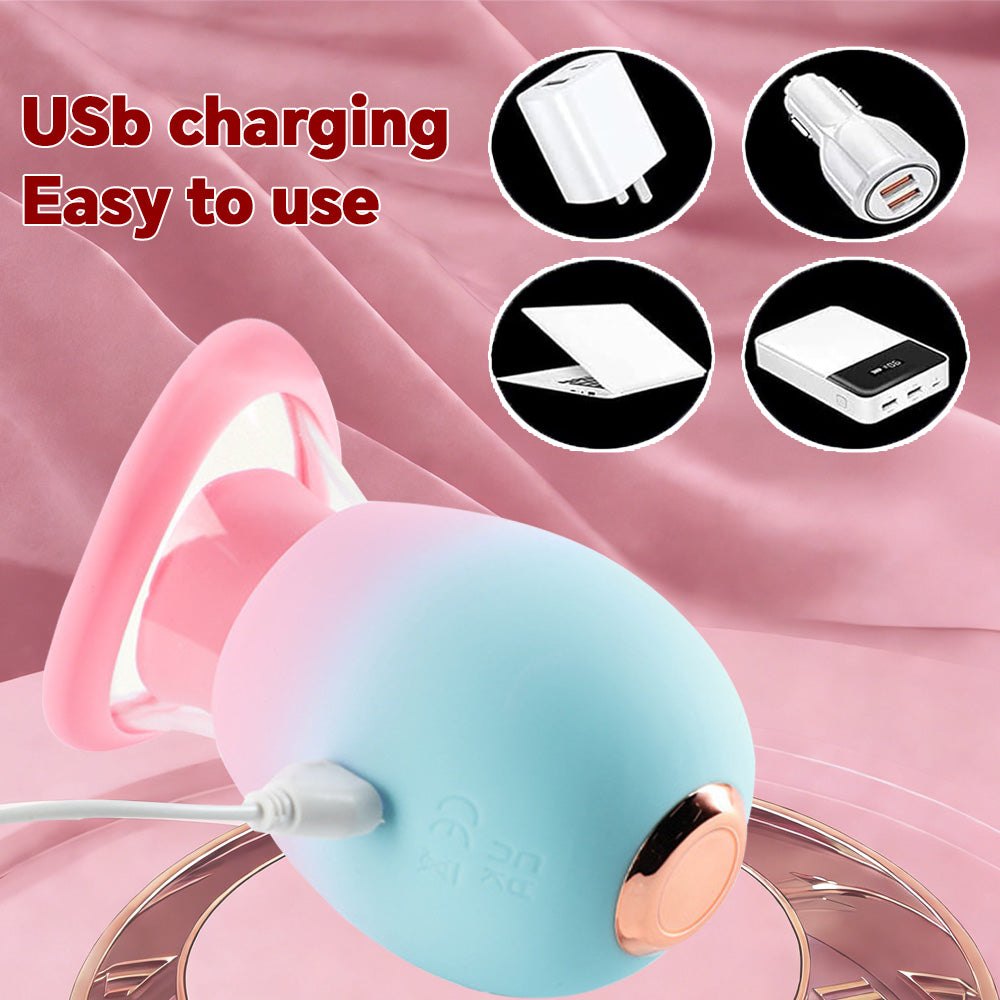 4-in-1 Rose Suction Vibrator - Clitoral Sucker Toy