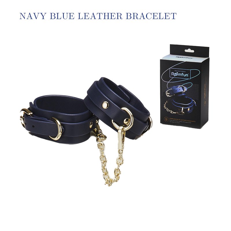 5-Piece Leather Bondage Set - Leather BDSM Restraint Kit
