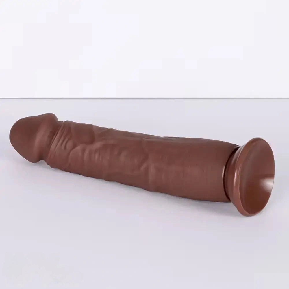 5-Size Brown Realistic Dildo - Big Silicone Dildo