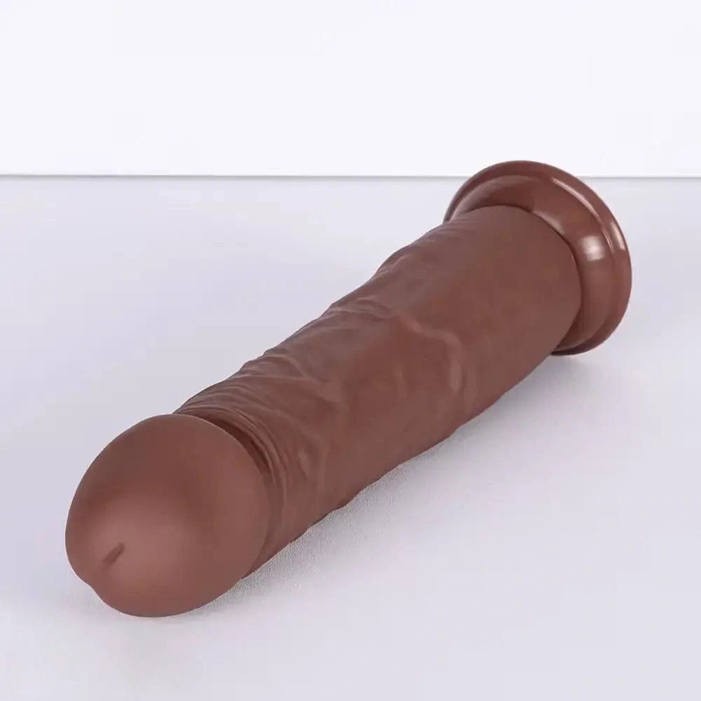 5-Size Brown Realistic Dildo - Big Silicone Dildo
