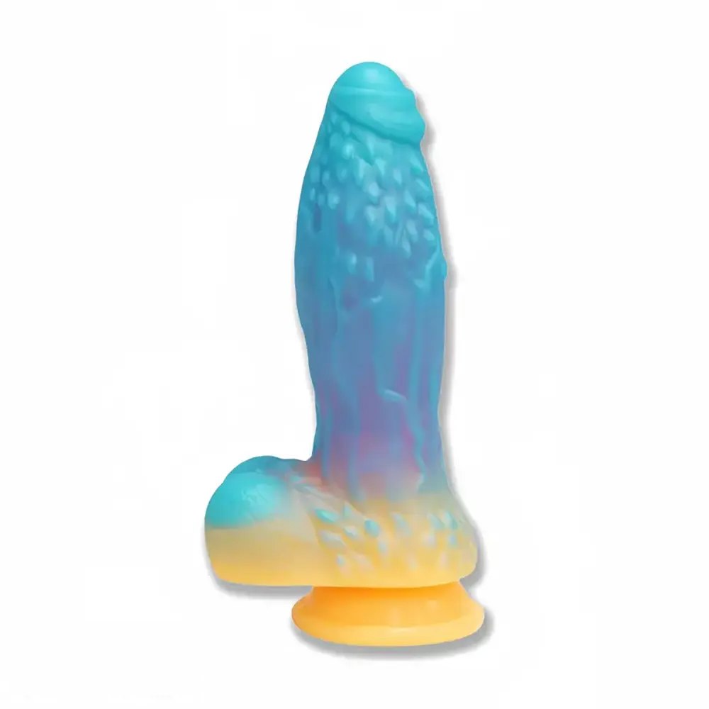6.92in Glow Fantasy Silicone Dildo - Fantasy Dildo