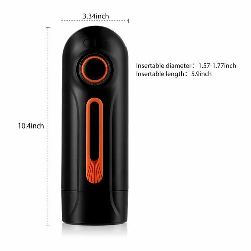 6-in-1 Suction Vibration Stroker - Heated Waterproof Masturbator