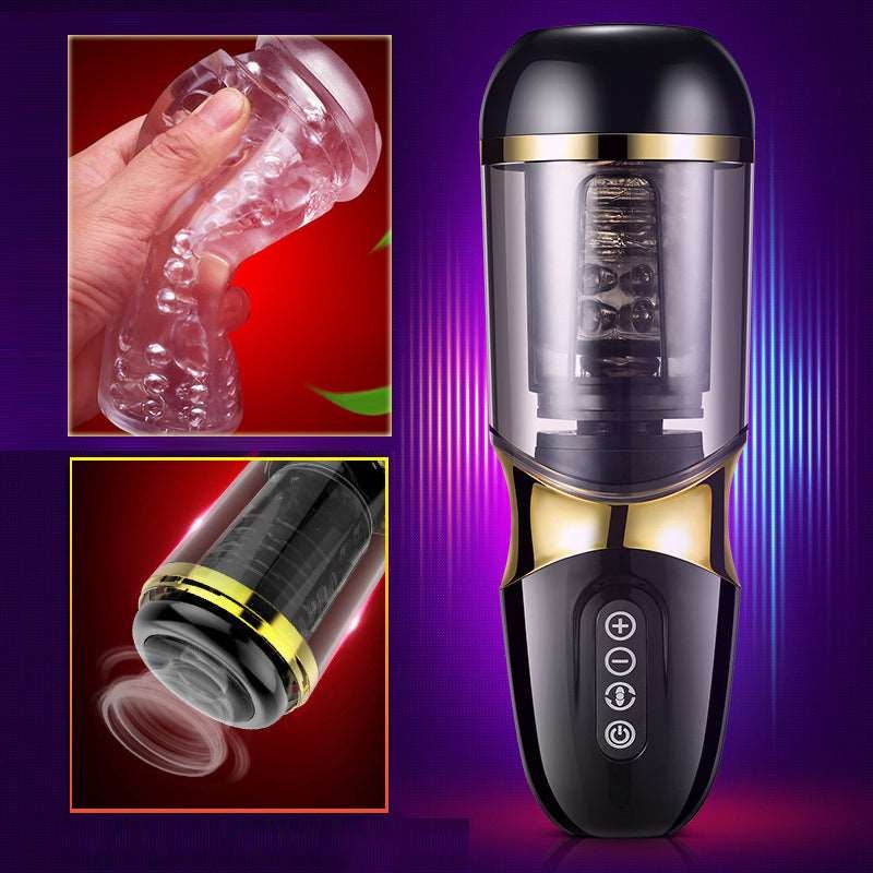 6-Mode Thrusting Suction Cup - Male Masturbator with Suction
