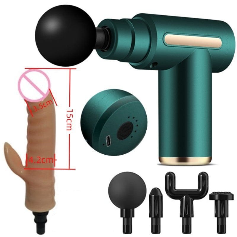 6-Speed 4-Head Sex Machine - Portable Sex Machine