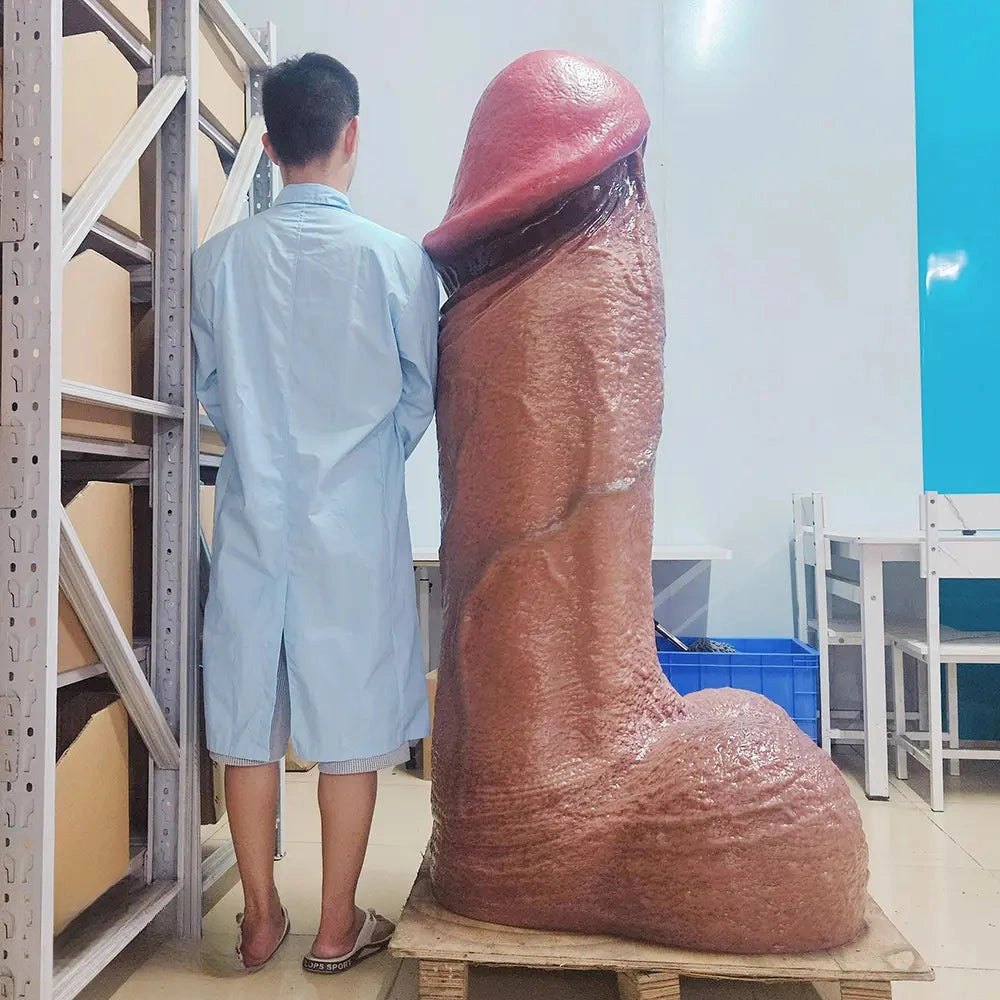 61in Giant Silicone Novelty Dildo - Large Thick Dildo