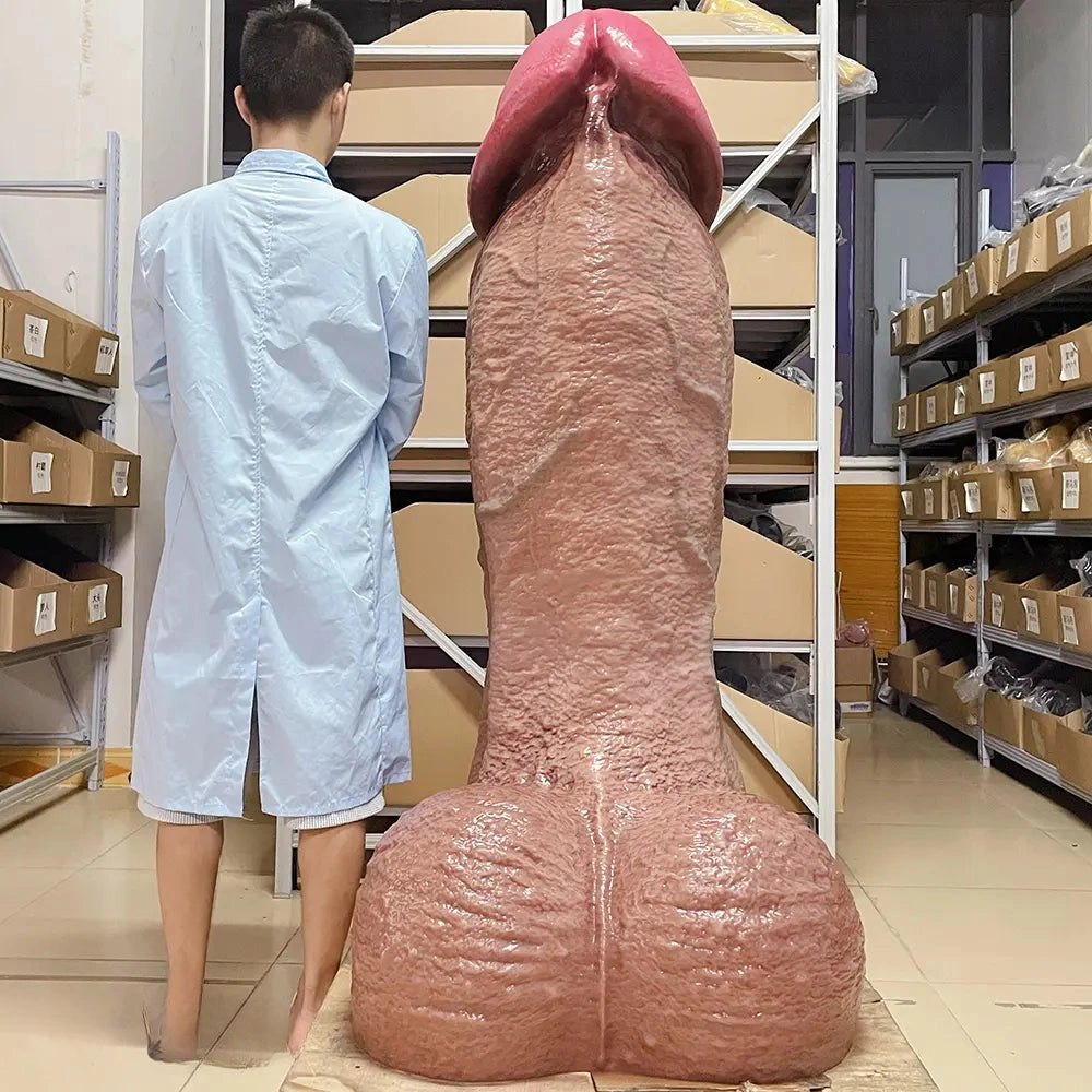 61in Giant Silicone Novelty Dildo - Large Thick Dildo