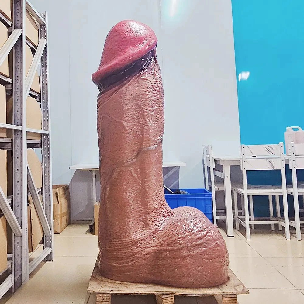 61in Giant Silicone Novelty Dildo - Large Thick Dildo